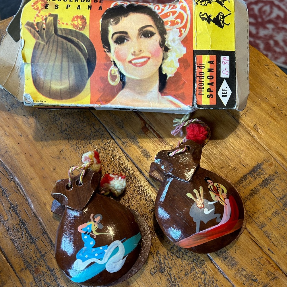 Vintage castanets